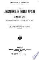 Jurisprudencia del Tribunal supremo