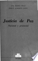 Justicia de paz nacional y provincial