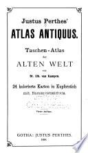 Justus Perthes' Atlas antiquus