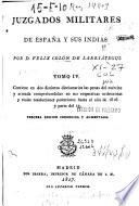 Juzgados militares de España y sus Indias