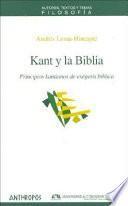 Kant y la Biblia