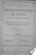 Kelly's Directory of Merchants, Manufacturers and Shippers