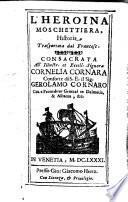 L'Heroina Moschettiera, Historia. Trasportata dal Francese (per Gomes Fontana)