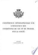 L'influence des conditions de vie et de travail sur la santé