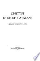 L'Institut d'Estudis Catalans