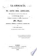 La abogacía ó El arte del abogado