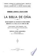 La Biblia de Oña