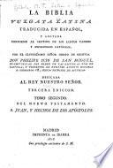La biblia Vulgata latina traducida al espanol