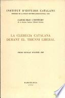 La clerecia catalana durant el trienni liberal