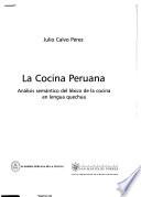 La cocina peruana