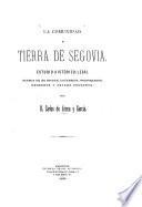 La comunidad y tierra de Segovia