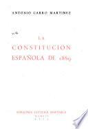 La constitución española de 1869