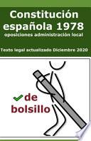 La Constitución Española de 1978 de Bolsillo