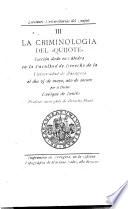 La criminología del Quijote.