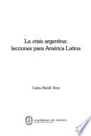 La crisis argentina