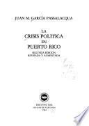 La crisis política en Puerto Rico