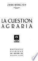 La cuestión agraria