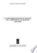 La desamortización de Madoz en la provincia de Burgos (1855-1869)