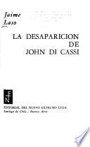 La desaparición de John di Cassi