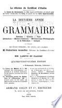 La deuxième année de grammaire ... à l'usage des écoles primaires, des lycées, des collèges, 80 rédactions nouvelles