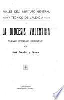 La diócesis valentina, estudios históricos
