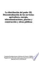 La distribución del poder III.