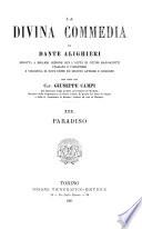La divina commedia
