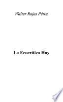 La ecocrítica hoy