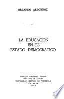 La educación en el estado democrático
