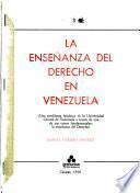La enseñanza del derecho en Venezuela