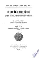 La enseñanza matematica en las escuelas técnicas de inglaterra