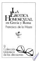 La erótica homosexual en Grecia y Roma