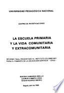 La escuela primaria y la vida comunitaria y extracomunitaria