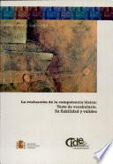 La evaluación de la competencia léxica, tests de vocabulario