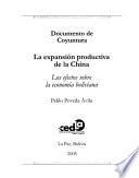 La expansión productiva de la China