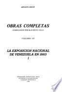 La exposicion nacional de Venezuela en 1883