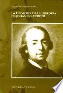 La filosofía de la historia de Johann G. Herder