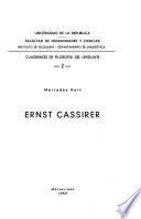 La filosofía del lenguaje de Ernst Cassirer