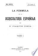 La fórmula de la agricultura españo