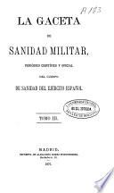 La Gaceta de sanidad militar
