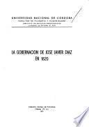 La gobernación de José Javier Díaz en 1820