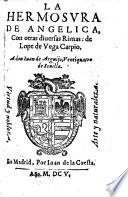 La Hermosura de Angelica, con otras diversas Rimas