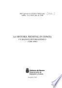 La historia medieval en España