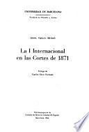 La I Internacional en las cortes de 1871