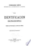 La identificación dactiloscópica