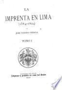La imprenta en Lima (1584-1824)