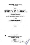 La imprenta en Zaragoza