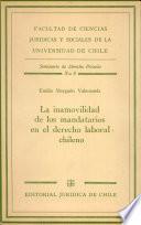 La inamovilidad de los mandatarios en el derecho laboral chileno