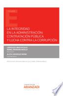 La integridad en la Administración: contratación pública y lucha contra la corrupción