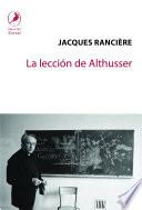 La lección de Althusser